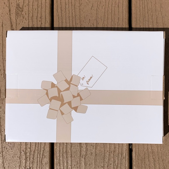 TEMPTATIONS CANDY PLATTER WOODLAND WHITE WITH SPREADER AND GIFT BOX NWTS! - Picture 5 of 5